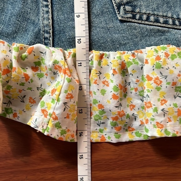 Gap up-cycled denim skirt‎ to apron - Picture 3 of 5